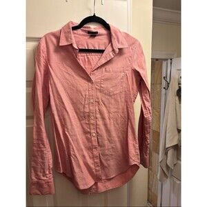 Theory Pink Button-Down Shirt